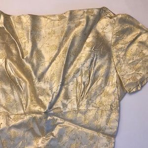 Vintage Metal Zipper Wiggle Dress